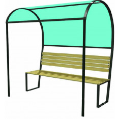 Лавка з дашком Л 002