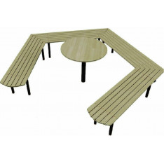 Лавка зі столиком Л 005