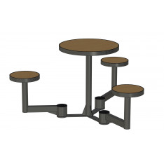 Столик зі складними стільцями Л 066